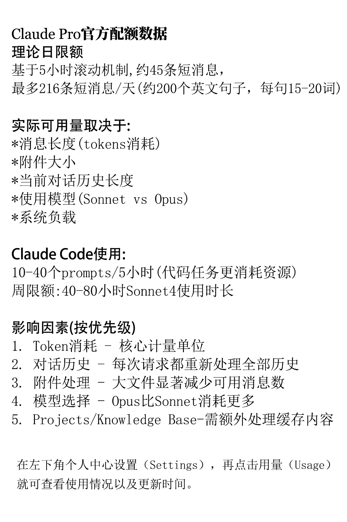 Pro 额度说明